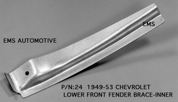 1949-52 Chevy Car Lower Front Fender Brace