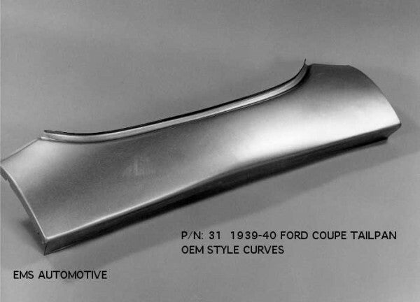 1939-40 Ford Coupe Tailpan without Slots