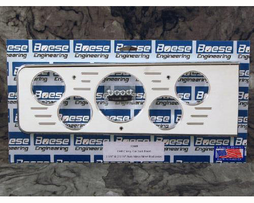 Boese Engineering 1940 Chevy Billet Aluminum Dash Insert for Auto Meter Gauges (3 1/8" & 2 1/16")
