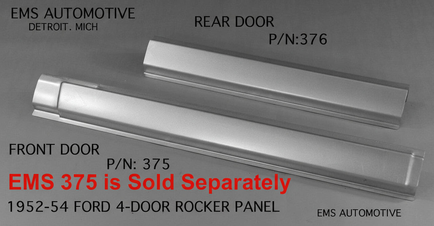 1952-54 Ford 4 Door Rocker Panel Rear Door