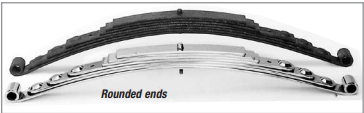 Posies 1928-34 Ford Super Slide Springs For 46" I-Beam and 46" Tube Axle (Pair)