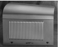 Rootlieb 1928-29 Ford Model A 4 Pc Hood – Plain Tops/Stock Sides with '32 Center Hinge