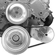 Alan Grove Components Big Block Chevy Power Steering Bracket, Long Water Pump, Type 2 Pump, Low Profile, Driver Side 416L