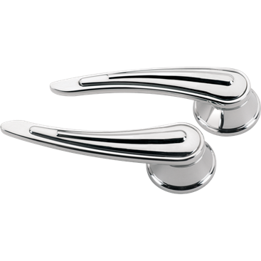 Billet Specialties Rail Style Door Handle, (Pair)