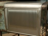 Rootlieb Ford 1930-31 Model A Hoods - 1930-31 4 Pc Plain Tops/1932 Henry Louver Sides