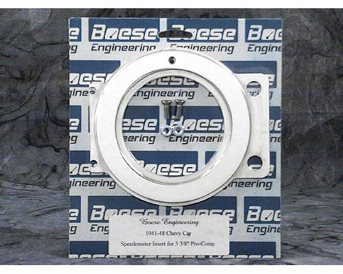 Boese Engineering 1941-1948 Chevy Car Billet Aluminum Speedometer Insert