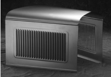 Rootlieb Ford Model A 3 pc Hoods - 1930-31 Pair Stock Sides Only