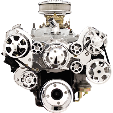 Billet Specialties Premium Tru Trac Serpentine System - Pontiac