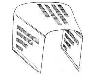 Rootlieb Ford Model A 3 pc Hoods - 1930-31 4 Row Top/4 Row Sides
