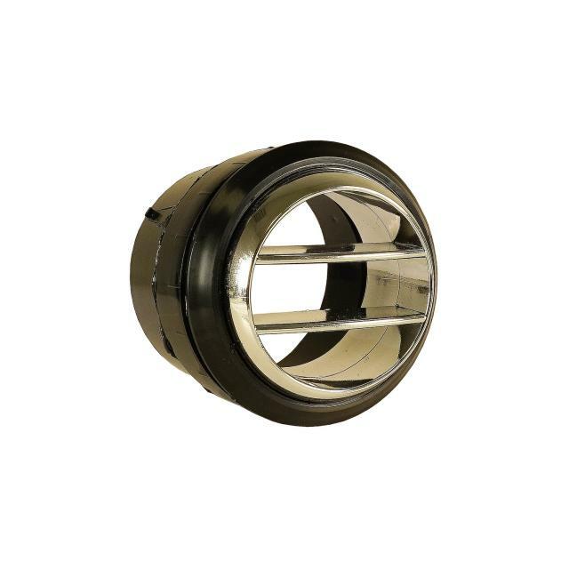 Vintage Air Standard Series Louver for 3 inch Hose (chrome w/ black bezel)