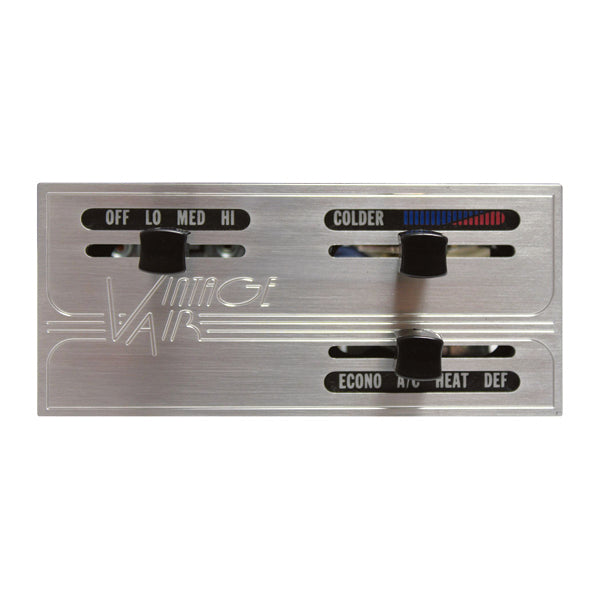 Vintage Air Streamline ProLine Control Panel for Vacuum Systems