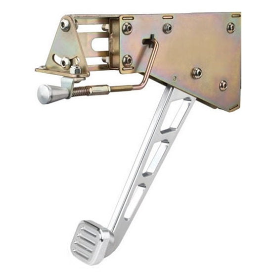 Lokar Under-The-Dash Foot Operated Emergency Brake- Windowed Arm