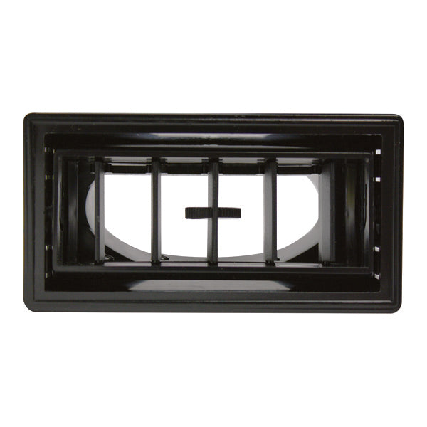 Vintage Air All Black Louver for 2.5" Hose (3.875" x 2")