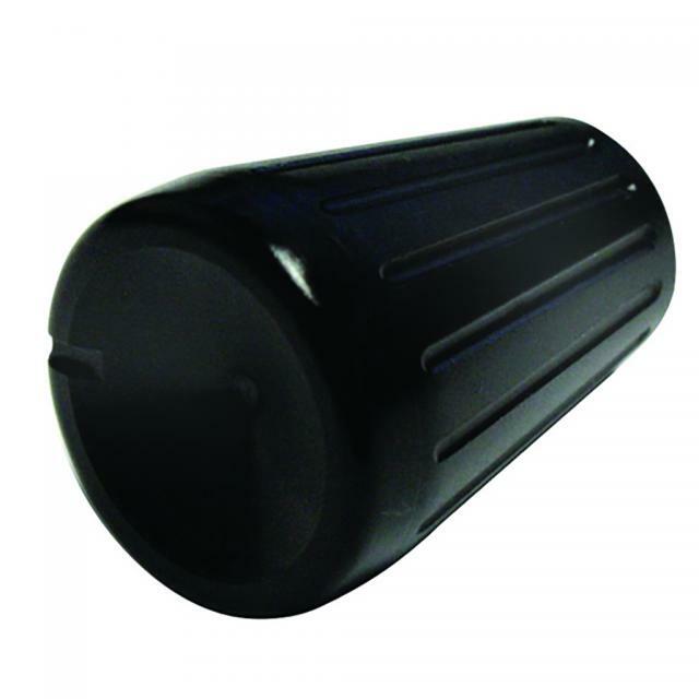 Vintage Air ProLine Fluted Black Anodized Knob