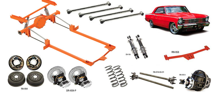 1962-67 Chevy Nova Heidts 4 Link Rear Suspension