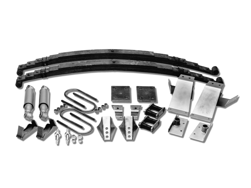 Pete and Jakes 1942-48 Parallel Leaf Kit Complete w/ Shocks