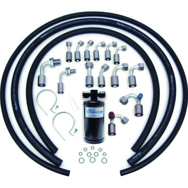 Vintage Air Beadlock 14-Fitting Extended Length Refrigerant Hose Kit