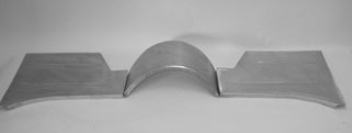 1955-57 Chevy Toe Boards & Transmission Tunnel