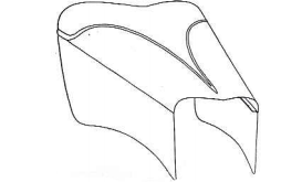 Rootlieb Ford 1934 3 Pc Hoods for 1934 V-Belt Top Only No Cutout