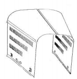 Rootlieb Ford 1933-34 4 Pc Pickup Hoods for 1933-34 Pickup Plain Tops/3 Row Sides