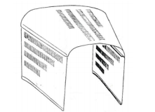 Rootlieb Ford 1933-34 Pickup 3 Pc Hoods for 1933-34 Pickup 6 Row Top Only