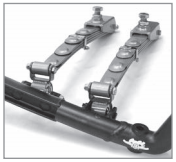 Posies Ellipta-Slide Quarter Elliptic Spring Perch Kit (2" Stud Length) (Pair)