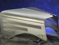 Rootlieb Ford 1935-1936 Hoods - 1935 Plain Tops/3 Row Sides