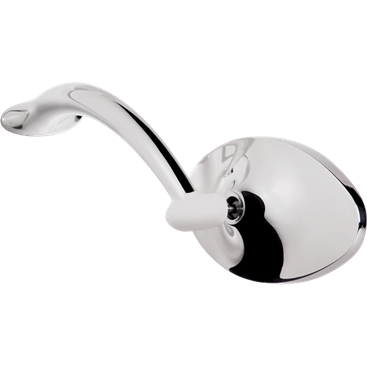 Billet Specialties Profile Mirror Kit, Oval Mirror Heads, (Pair)