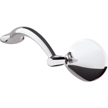 Billet Specialties Profile Mirror Kit, Offset Oval Mirror Heads, (Pair)