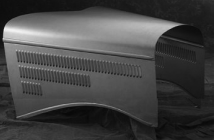 Rootlieb Ford 1937 Pickup 3 Pc Hoods for 1937 Pickup Pair 3 Row Sides Only