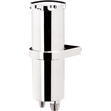 Billet Aluminum Remote Power Steering Smooth Reservoir w/ Bracket