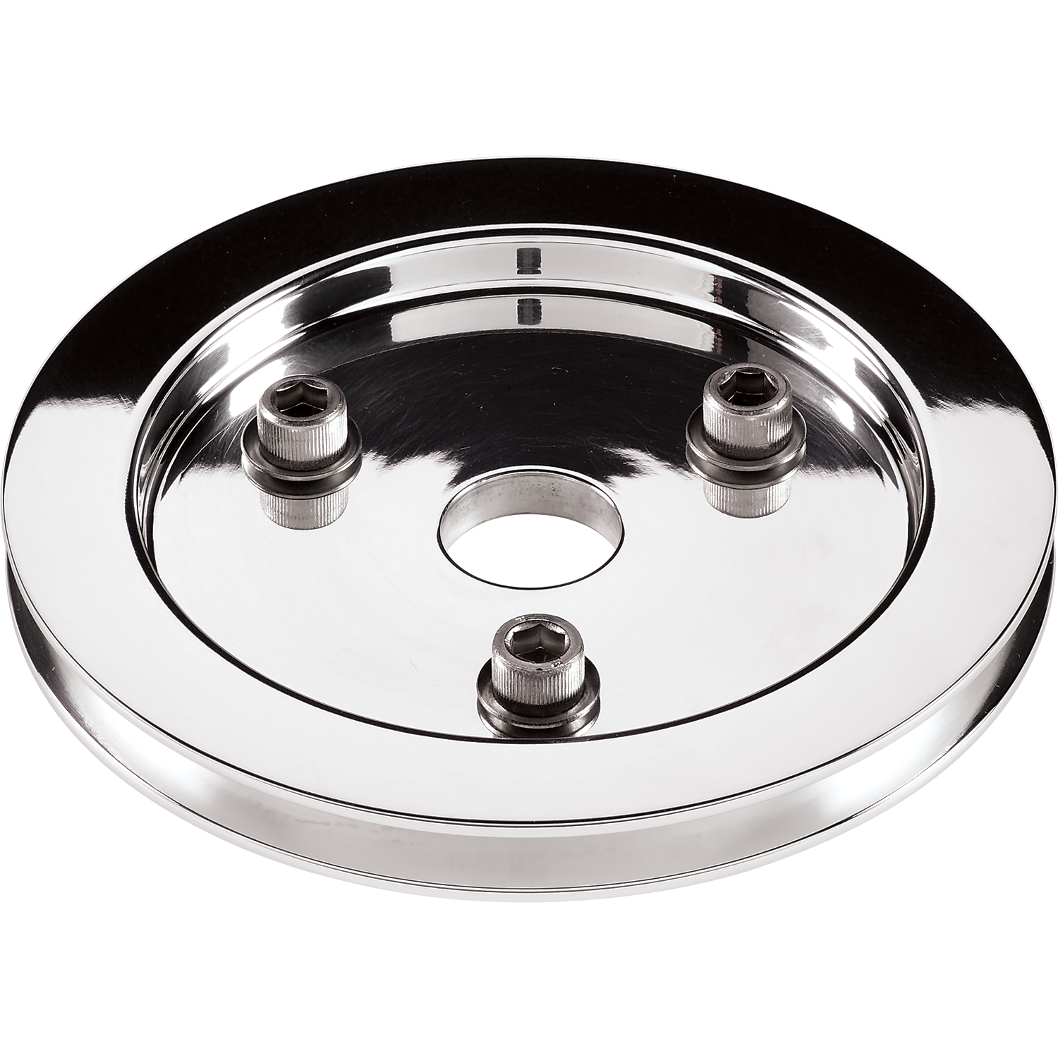 Billet Aluminum Big Block Chevy V-Groove Crankshaft Pulley 6-7/16" Diameter