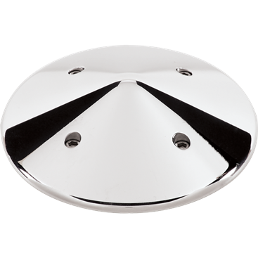 Billet Aluminum Small Block Chevy Short Water Pump Pulley, Nose Cone, 6-7/16" Diameter