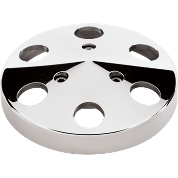 Billet Aluminum A/C Compressor Clutch Cover, Sanden 508