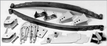 Posies 1933-34 Ford Coupe, Roadster, and Pick up SuperSlide Parallel Leaf Rear Spring Kits