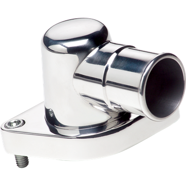 Billet Specialties Ford FE Water Neck Housing, 0-Degree