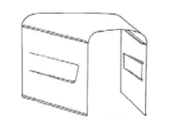 Rootlieb Chevrolet 1931 4 Pc Hoods for 1931 Plain Top/1 Scoop Sides