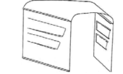 Rootlieb Chevrolet 1931 4 Pc Hoods for 1931 Plain Tops/2 Scoop Sides