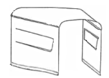 Rootlieb Chevrolet 1932 3 Pc Hoods for 1932 Plain Top/1 Scoop Sides