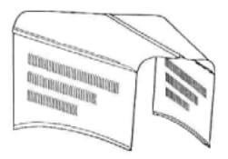 Rootlieb 1933 Chevy Master 3 Row Tops Only for 1933 Chevrolet 4 Pc Hoods