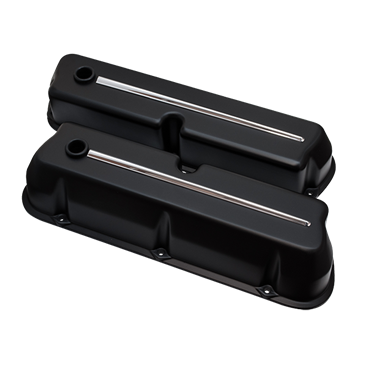 Billet Aluminum Small Block Ford Streamline Valve Cover, Tall, (Pair)