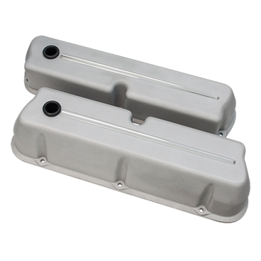 Billet Aluminum Small Block Ford Streamline Valve Cover, Tall, (Pair)