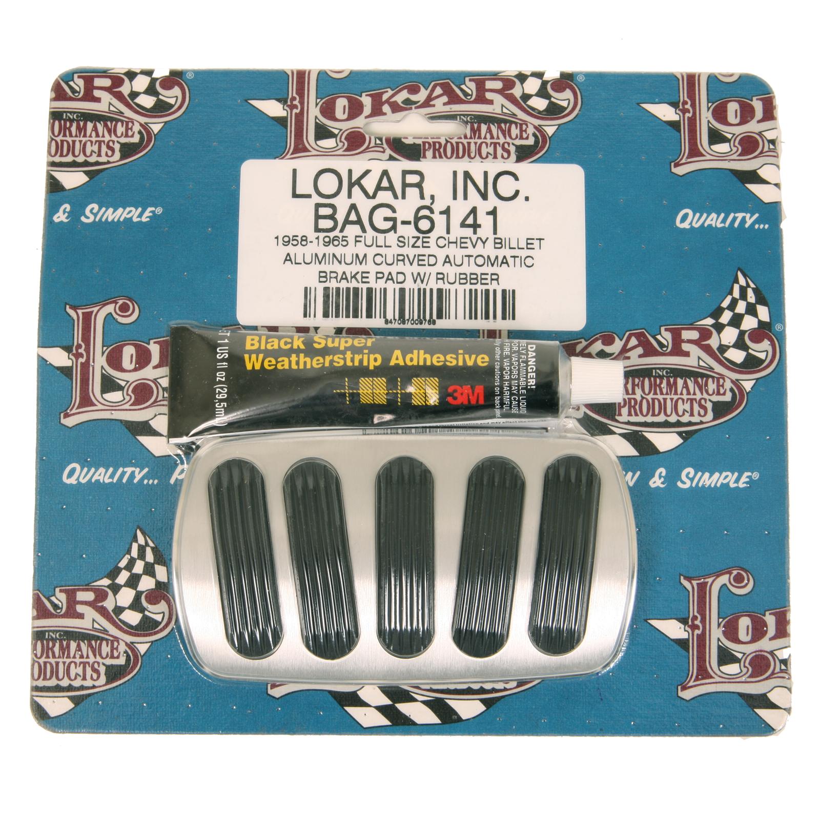Lokar 1958-1965 Full Sized Chevy Curved Brake & Clutch Pads