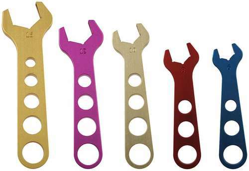 Aluminum Fitting Wrench Set (-06,-08,-10,-12,-16)