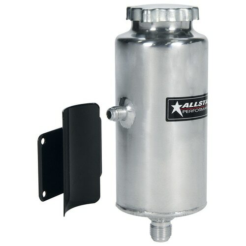 Power Steering Tank With 2-1/4" x 3-1/2" Flat Mount Bracket