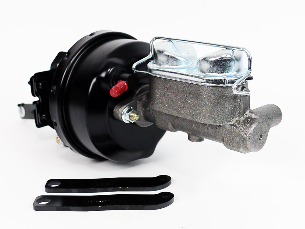 1964-66 FORD MUSTANG (w/Automatic or Manual Trans) - Dual Reservoir Master Cylinder Booster/Master Conversion Kit 7" Single / 1" Bore