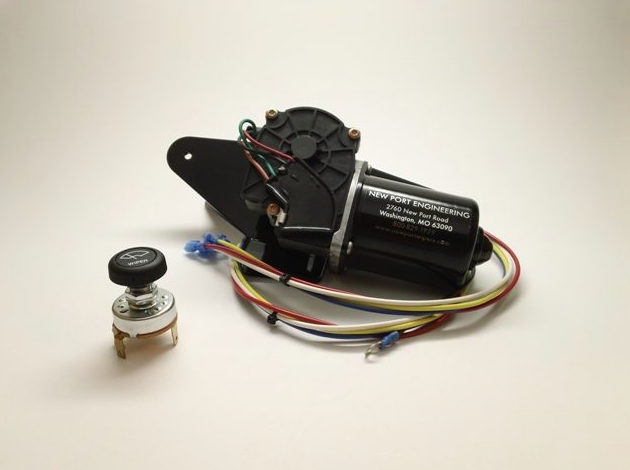 1953-64 Studebaker Starlight and Hawk Windshield Wiper Motor - Replaces Factory Electric Motor