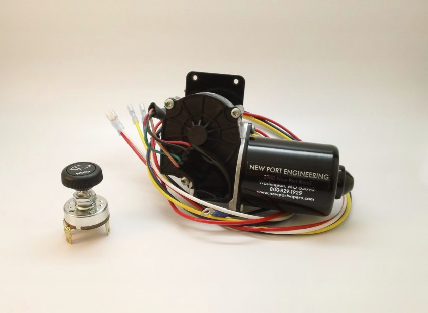 1954-1963 Transtar Studebaker Truck Windshield Wiper Motor - (Replaces Factory Electric Wiper)