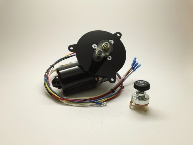 1964-67 Chevy Chevelle Windshield Wiper Motor - Box Style Motor