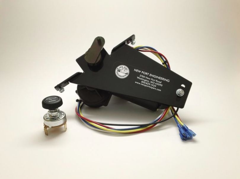 1951-52 Ford Truck Windshield Wiper Motor-Replaces Factory Electric Wipers